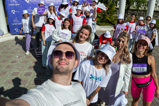 Благотворительный забег «Белый кросс»  в Краснотурьинске - 2023 